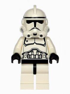 LEGO Minifigure -- Clone Trooper Clone Wars (Dotted Mouth Pattern)-Star Wars / Star Wars Clone Wars -- SW0272 -- Creative Brick Builders